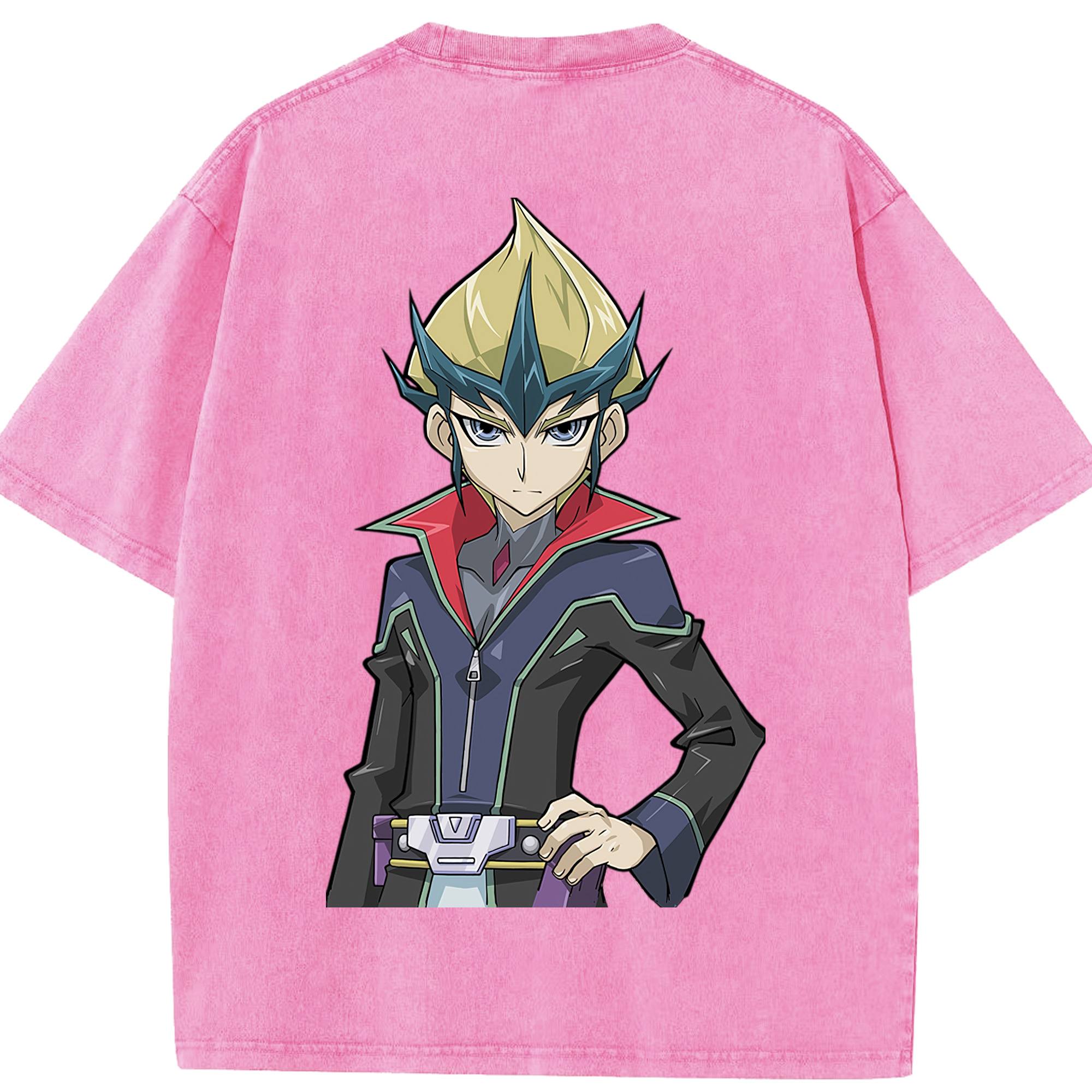 （画像用） 遊☆戯☆王 Yu-Gi-Oh! 綿100% ヴィンテージ風 半袖Tシャツ（背面プリント）